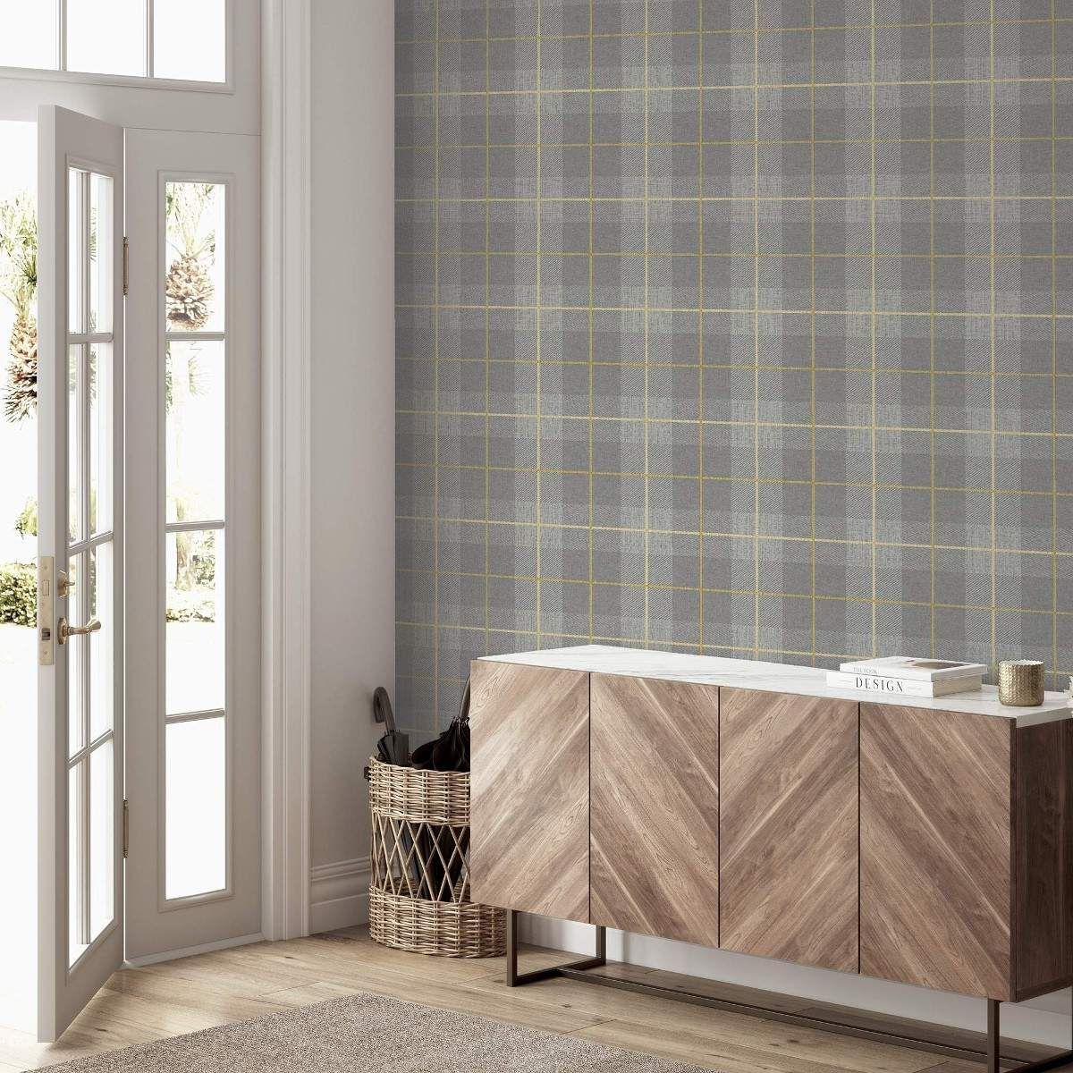 Grey tartan deals living room ideas